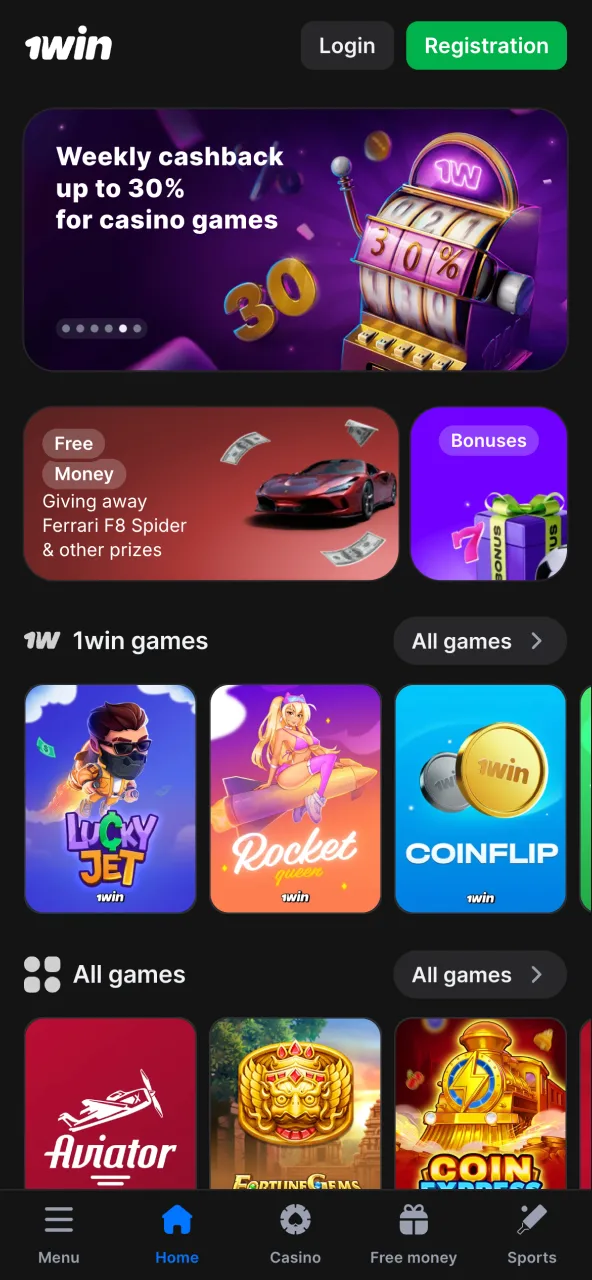 Select reliable casino for Aviator game.