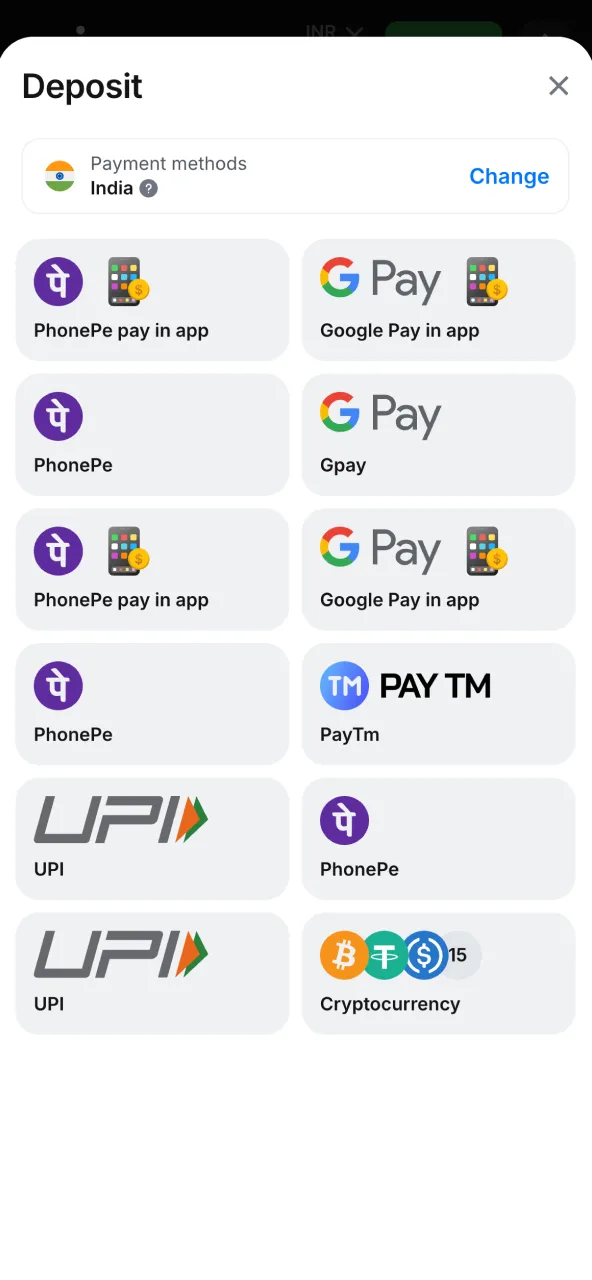 Add money and access Aviator game online.