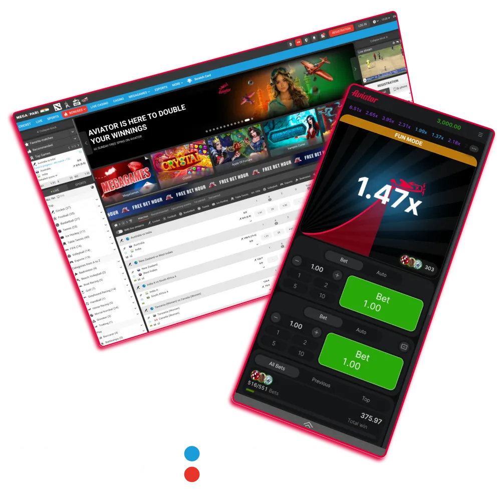 Start Aviator quickly on Megapari site.