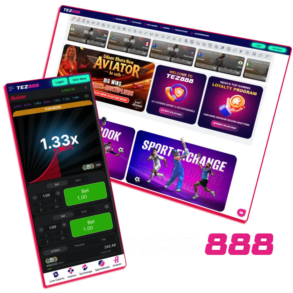 Get Aviator instructions from Tez888 resource.