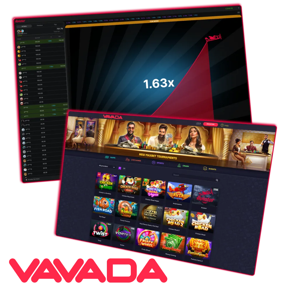 Register and play Aviator at Vavada.