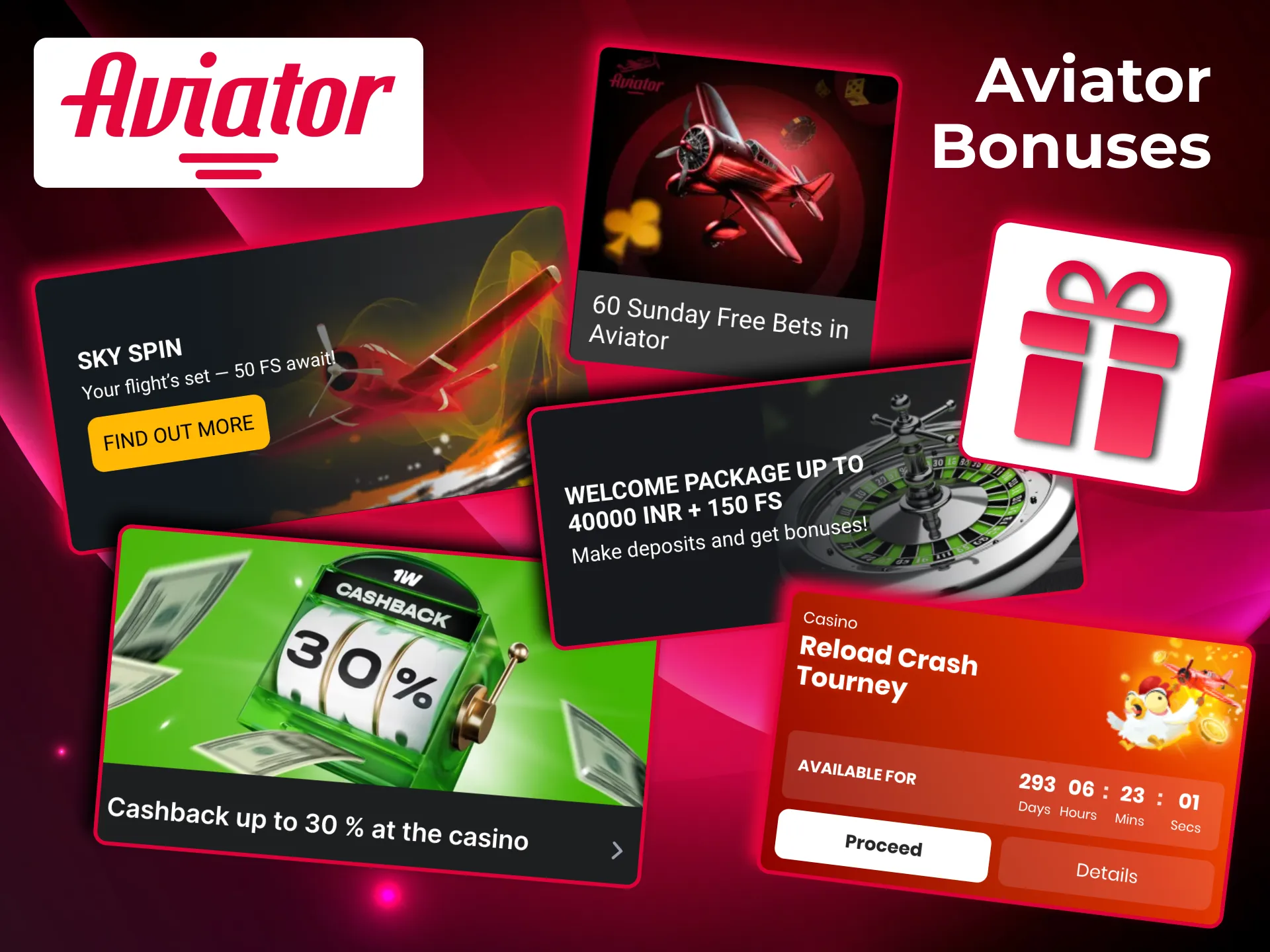 Aviator bonus types cover sign‑up, next deposit, promo codes, and free game opportunities.