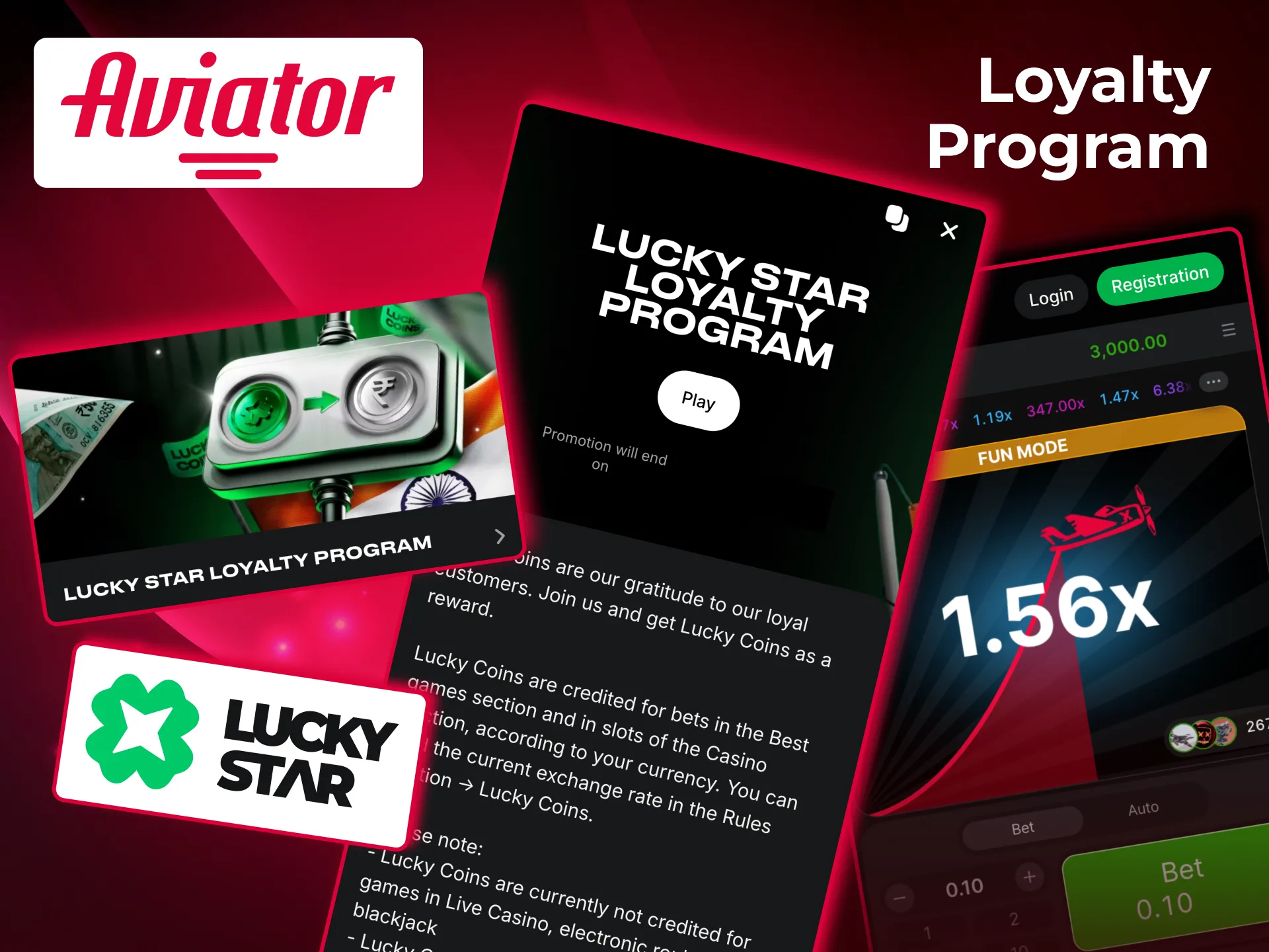 Aviator Lucky Star loyalty offers perks such as deposit increases, free bets, and extra rewards.