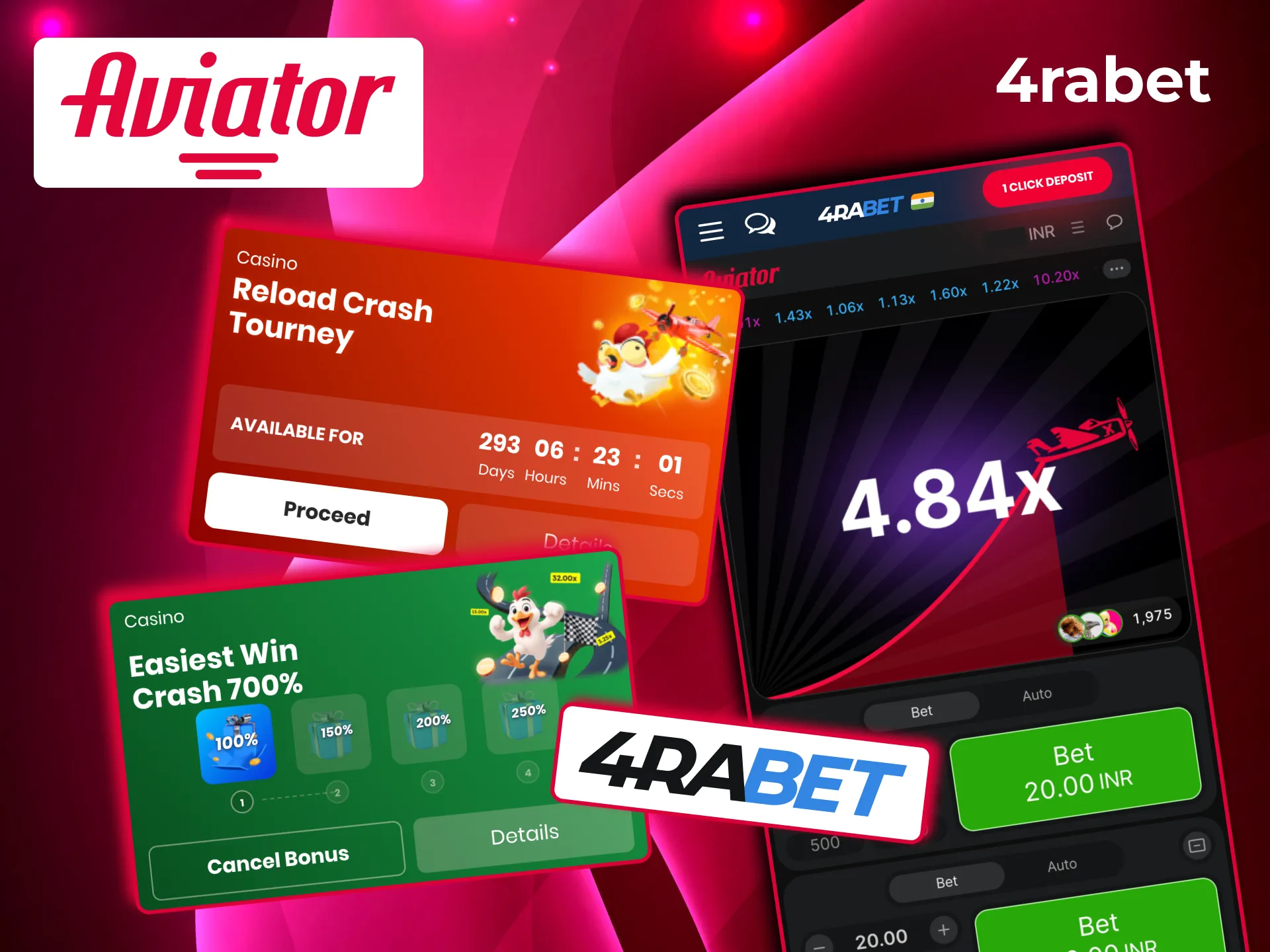 4rabet Casino Aviator platform offers loyalty program and 20 percent cashback for Indians.