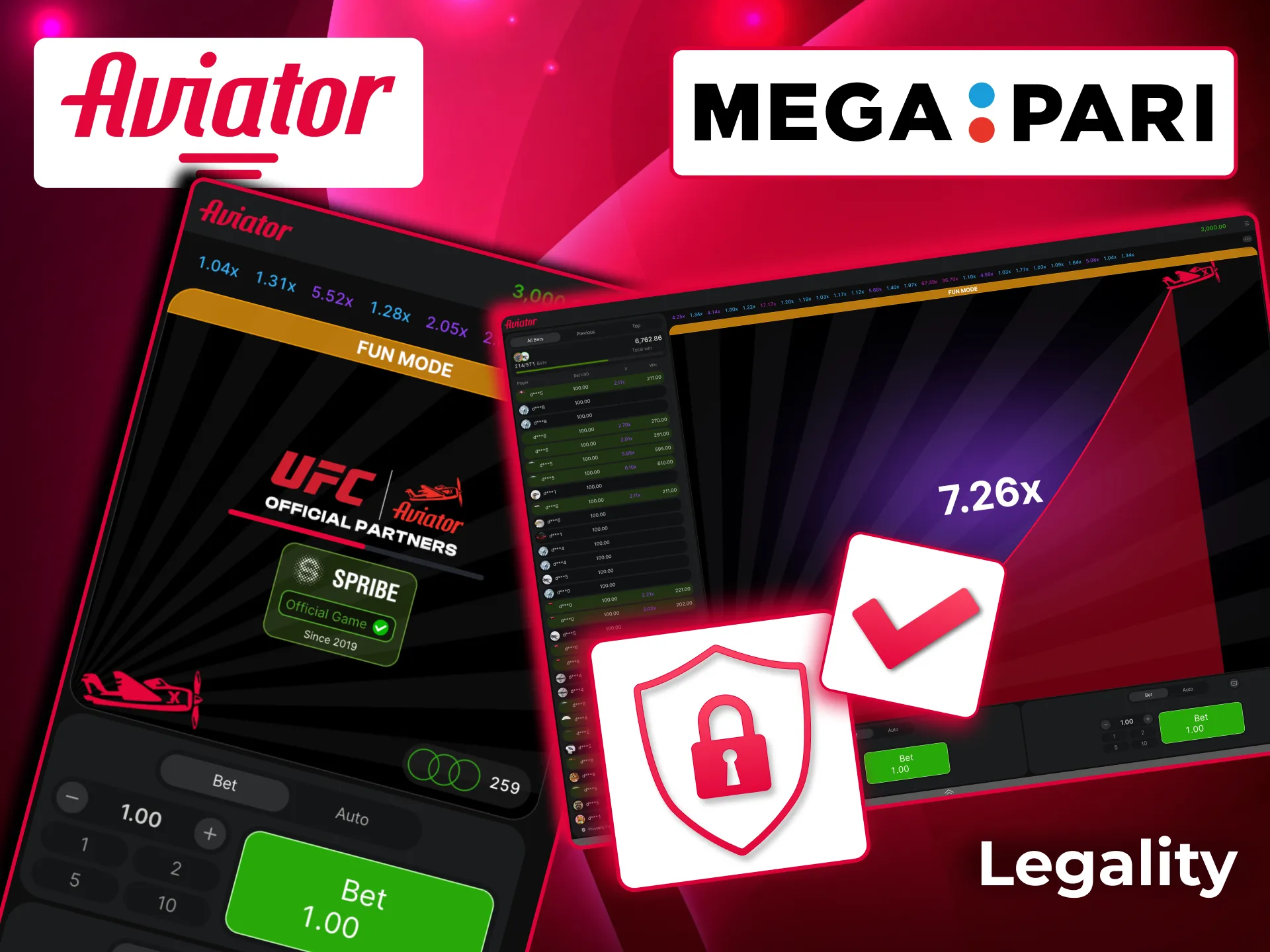 Megapari Aviator lawful and safe for Indian users.