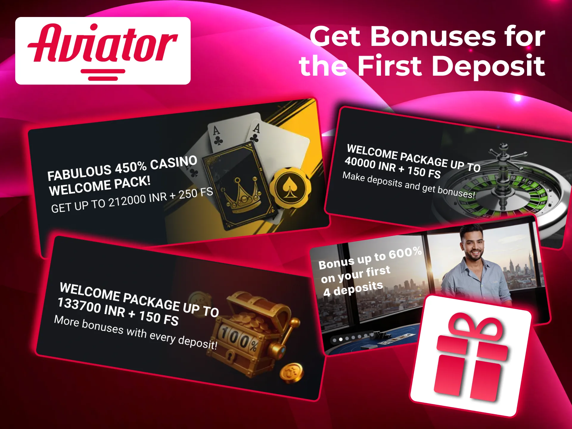 Casinos offering Aviator welcome bonuses grant rewards like deposit boosts, free bets, and free spins.