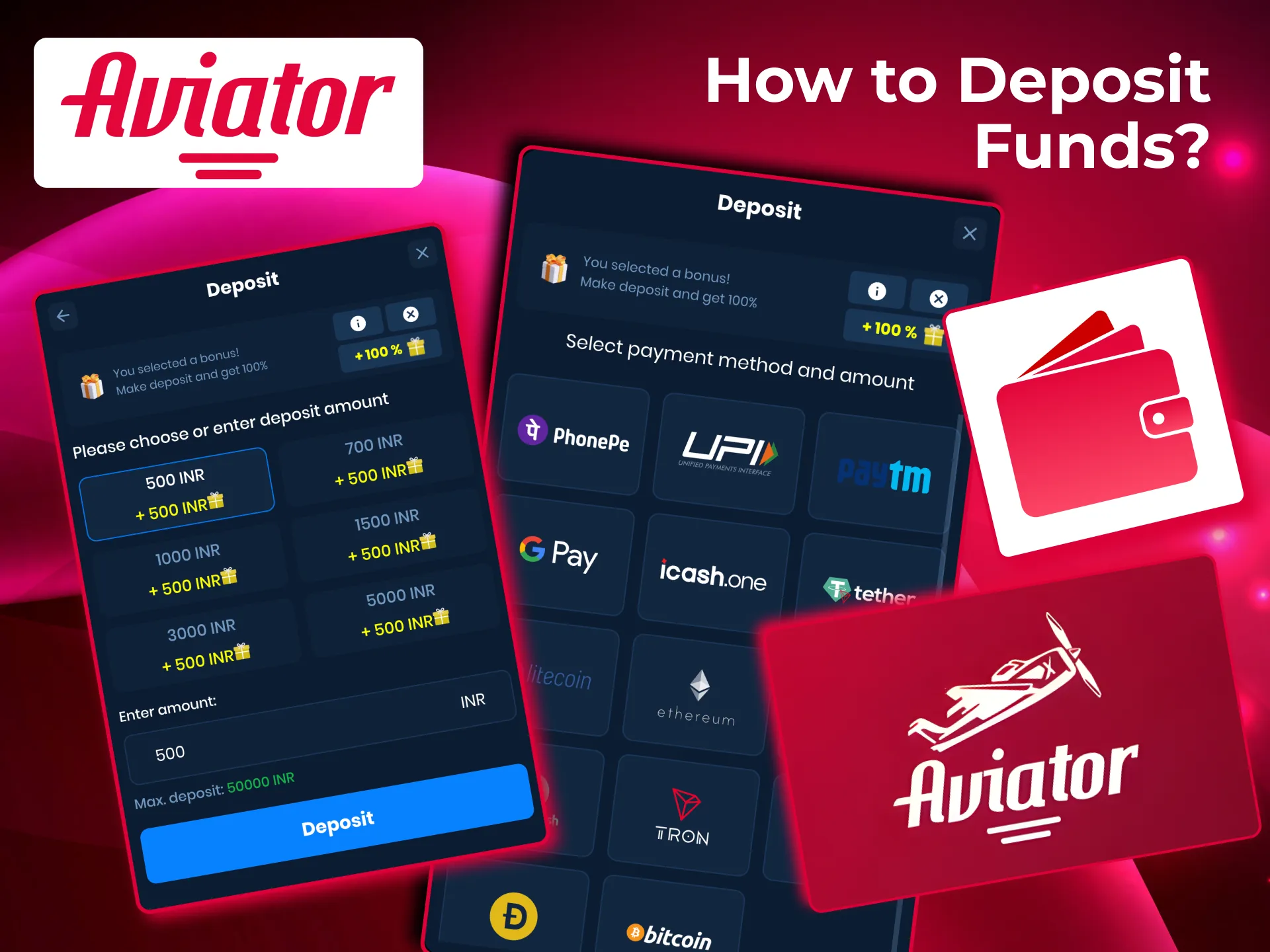 Aviator deposit guide explains using bank card, e‑wallet, or crypto with immediate crediting.