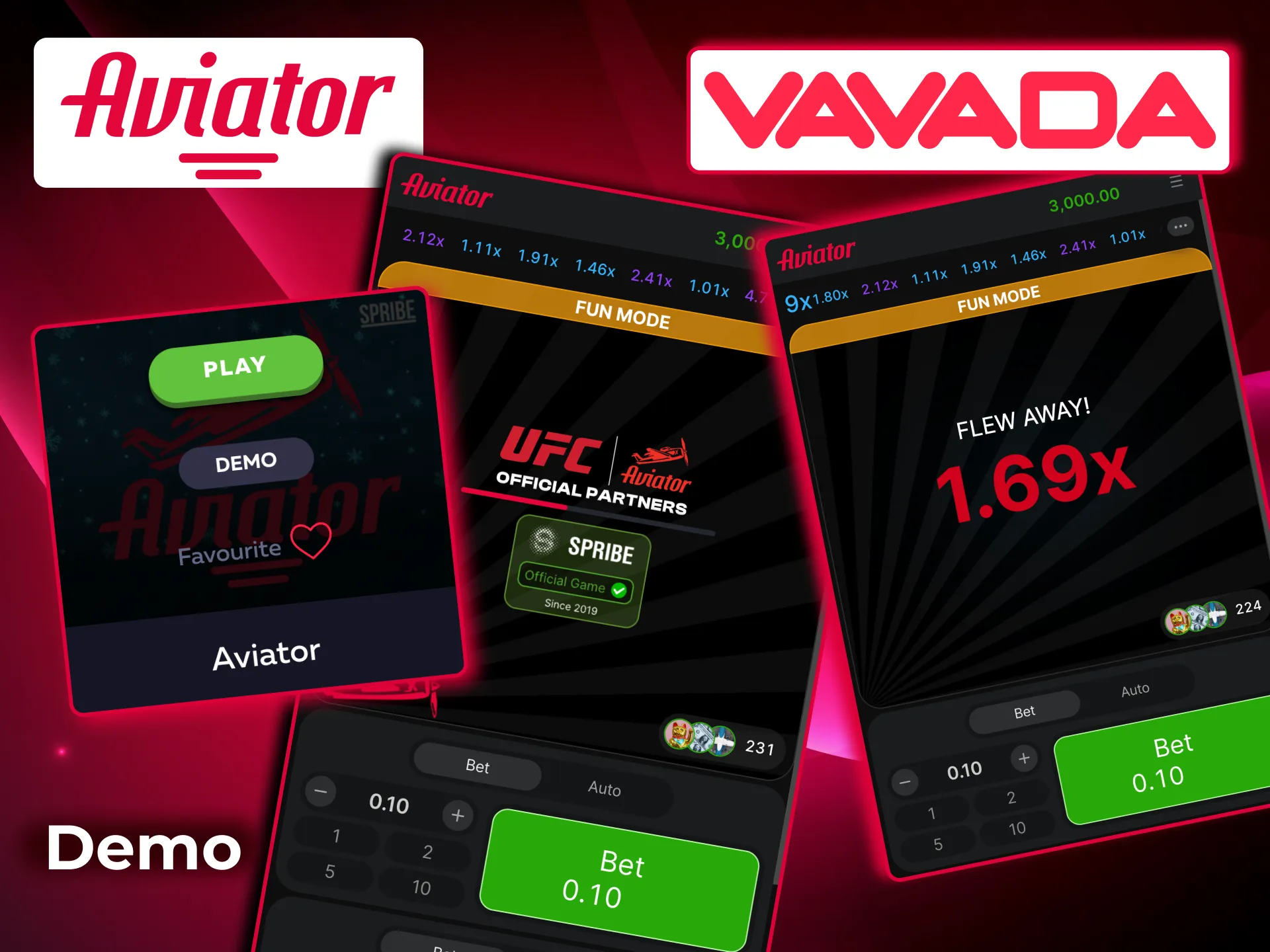 Try Aviator on Vavada in demo mode with free credits and option to move to real money.