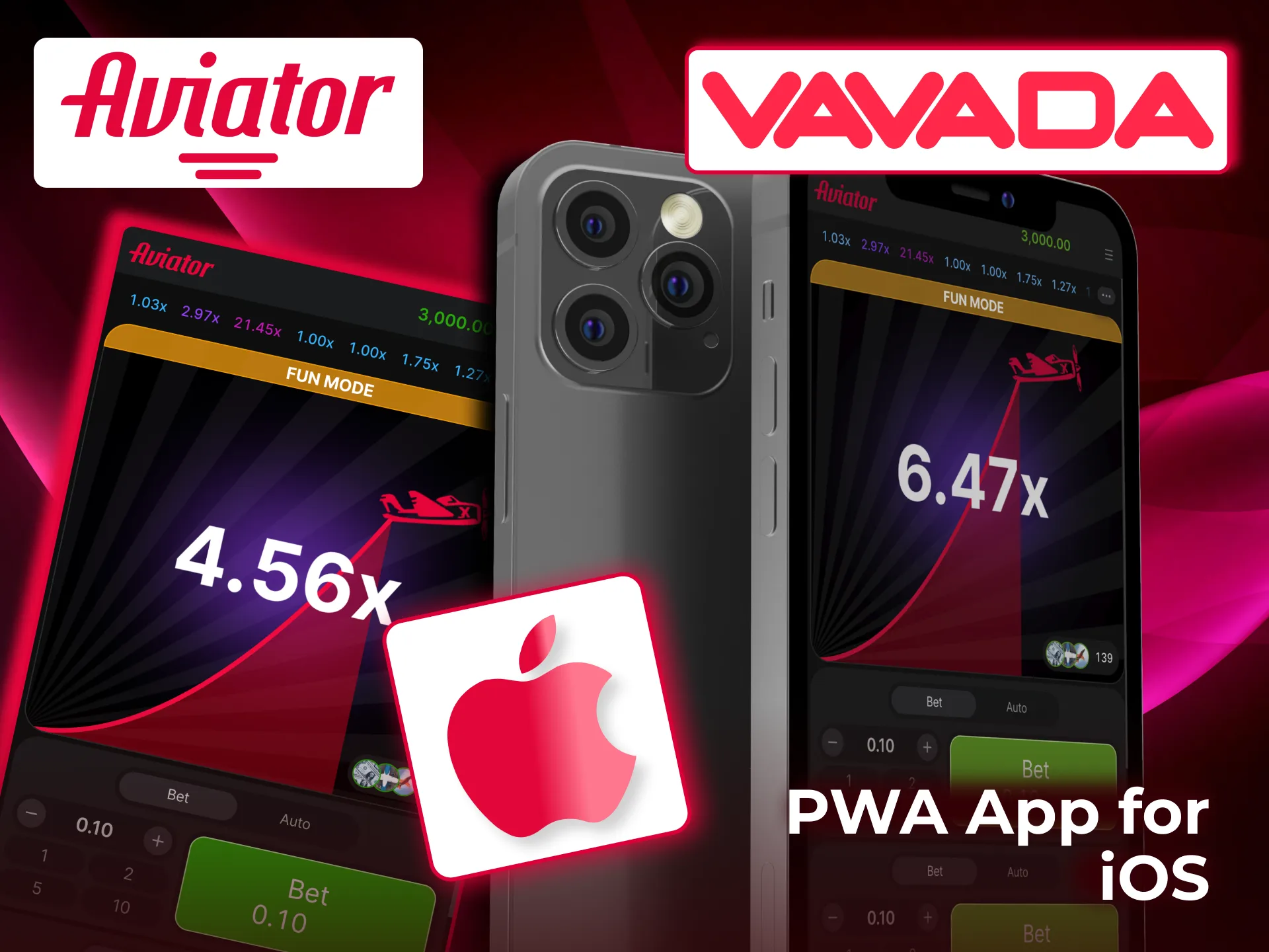 Play Aviator on iPhone by adding Vavada PWA shortcut from Safari to home screen.