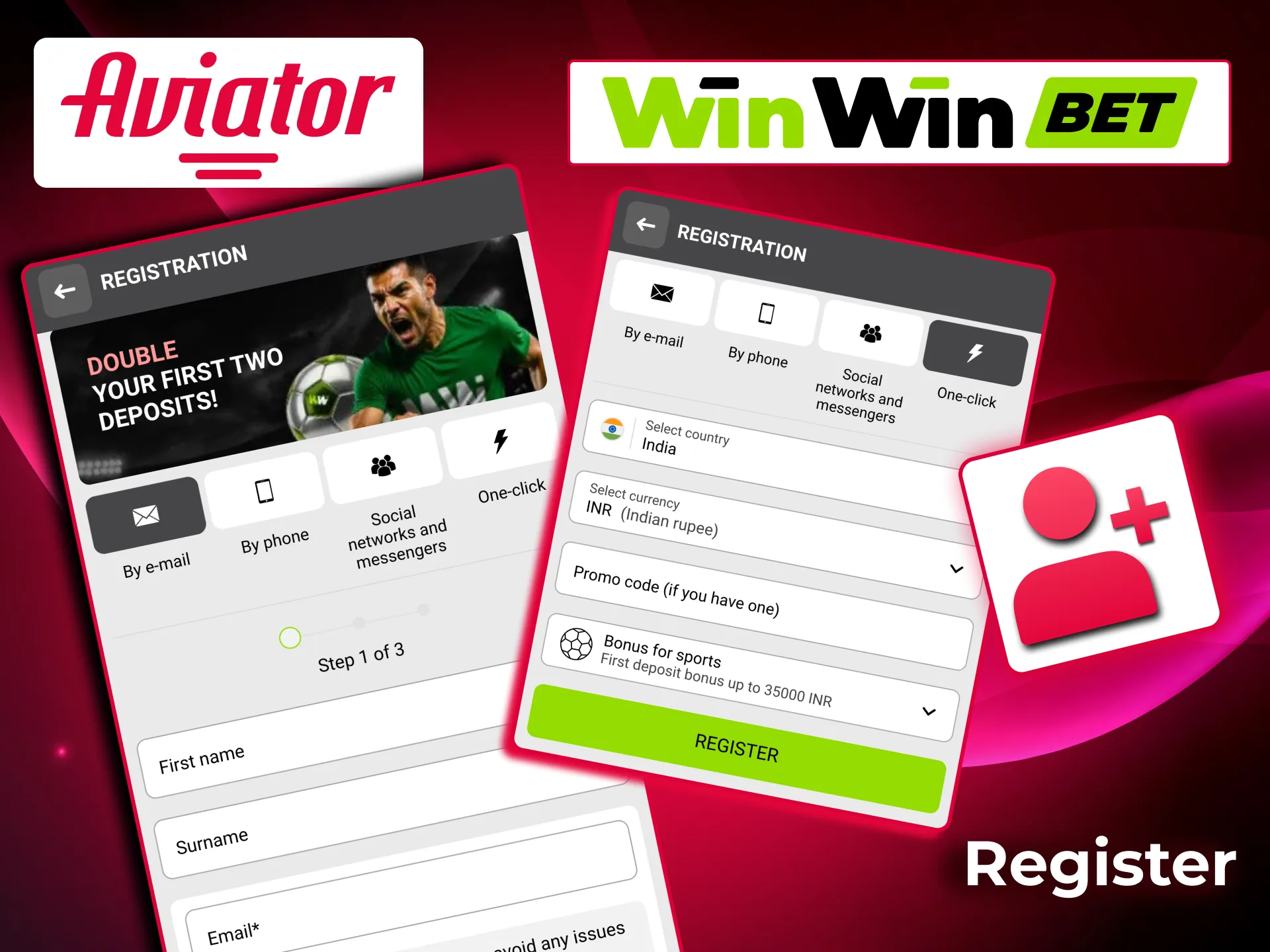 Start playing Aviator on WinWin after registering.